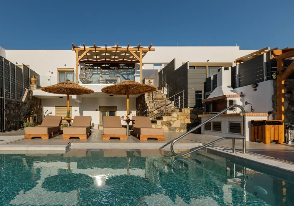 mediterraneanview villas barbeque pool